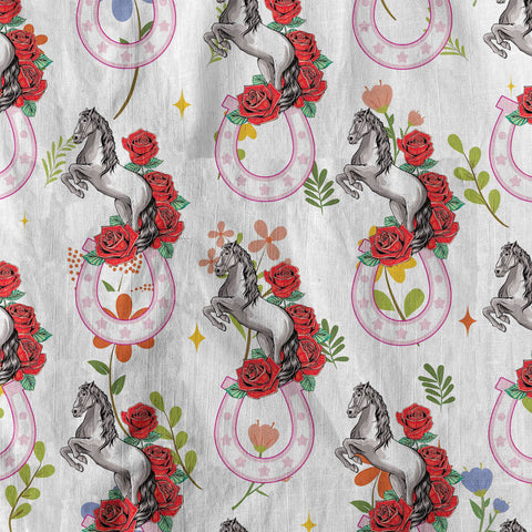 Horseshoes Rose Kentucky Hawaiian Shirt Derby Day
