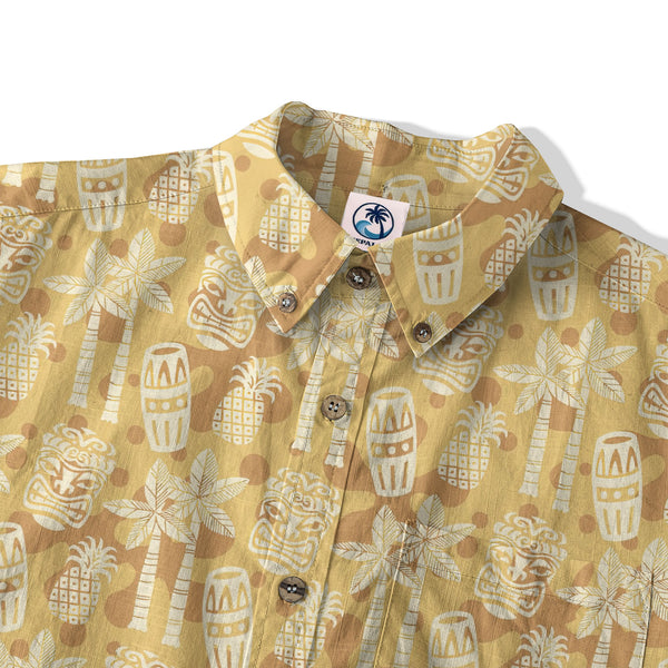 Retro Mid Century Modern Tiki Hawaii Shirt