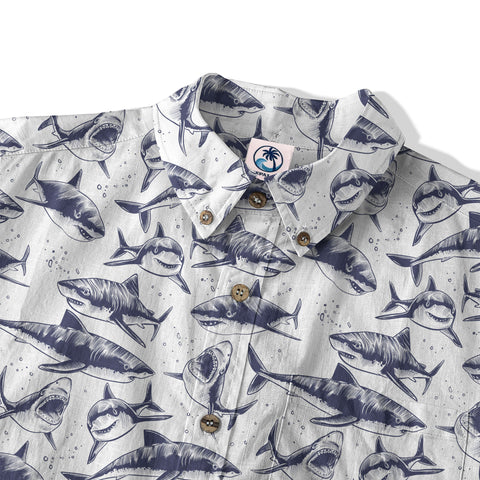 Beach Party Shark Hawaiian Shirt, Shark Hawaii Shirt