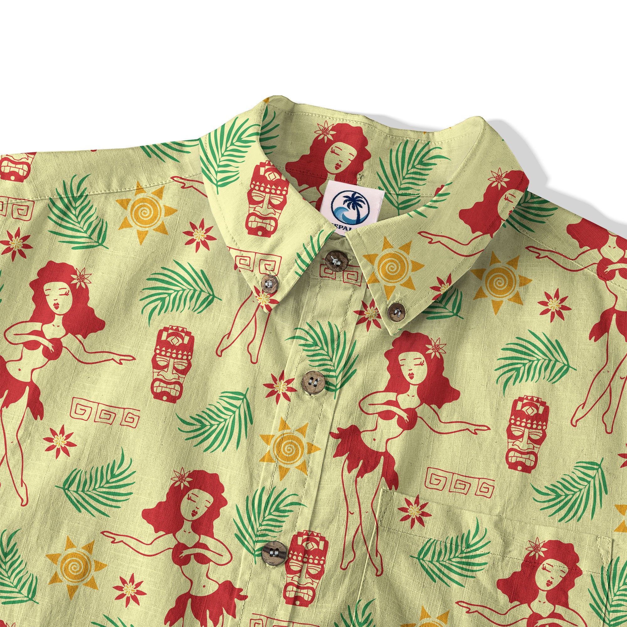 Tribal Tiki Hula Hawaiian Shirt