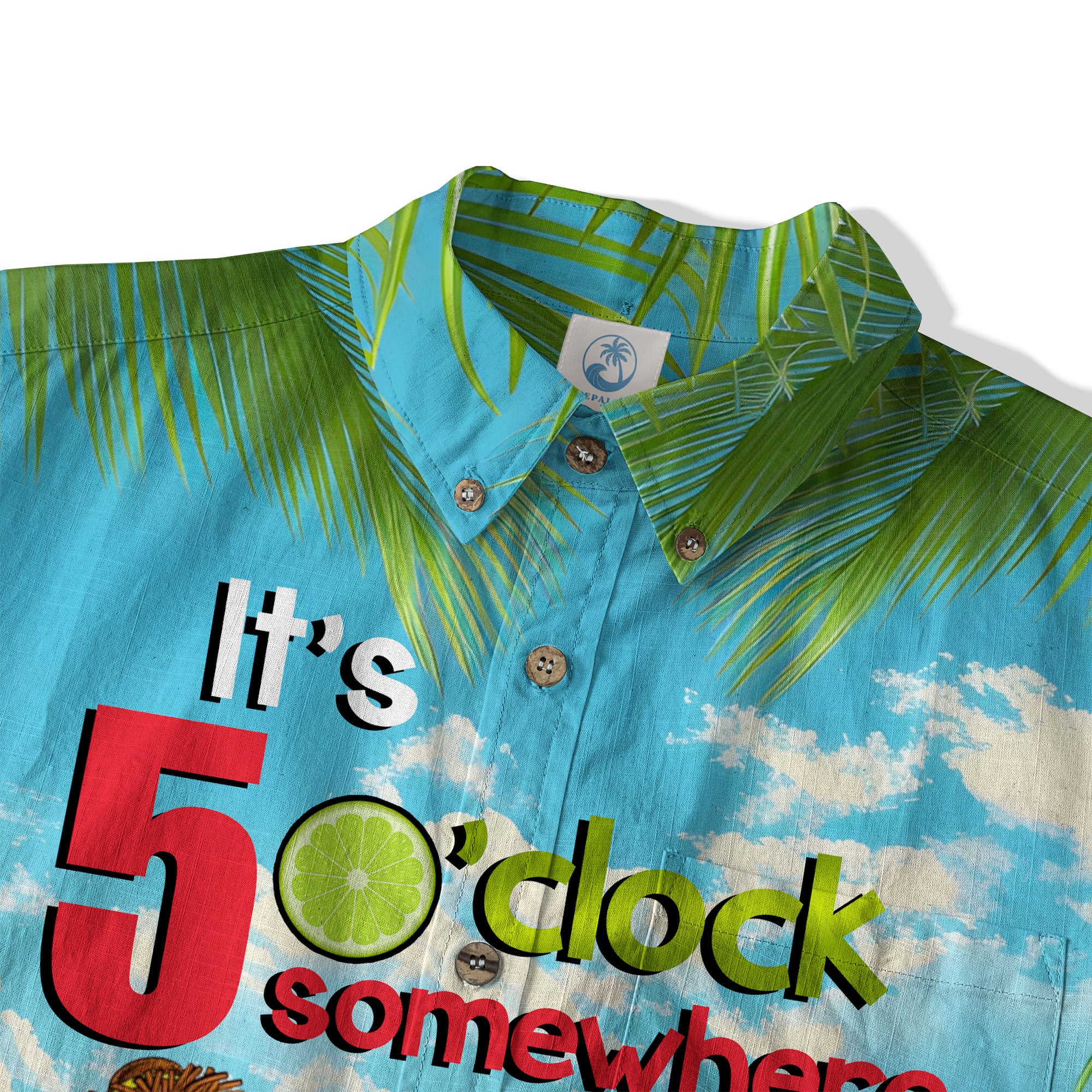 Parrots Drinking Margarita Hawaiian Shirt, It's 5 O'clock Somewhere Hawaii Shirt - The Palmix