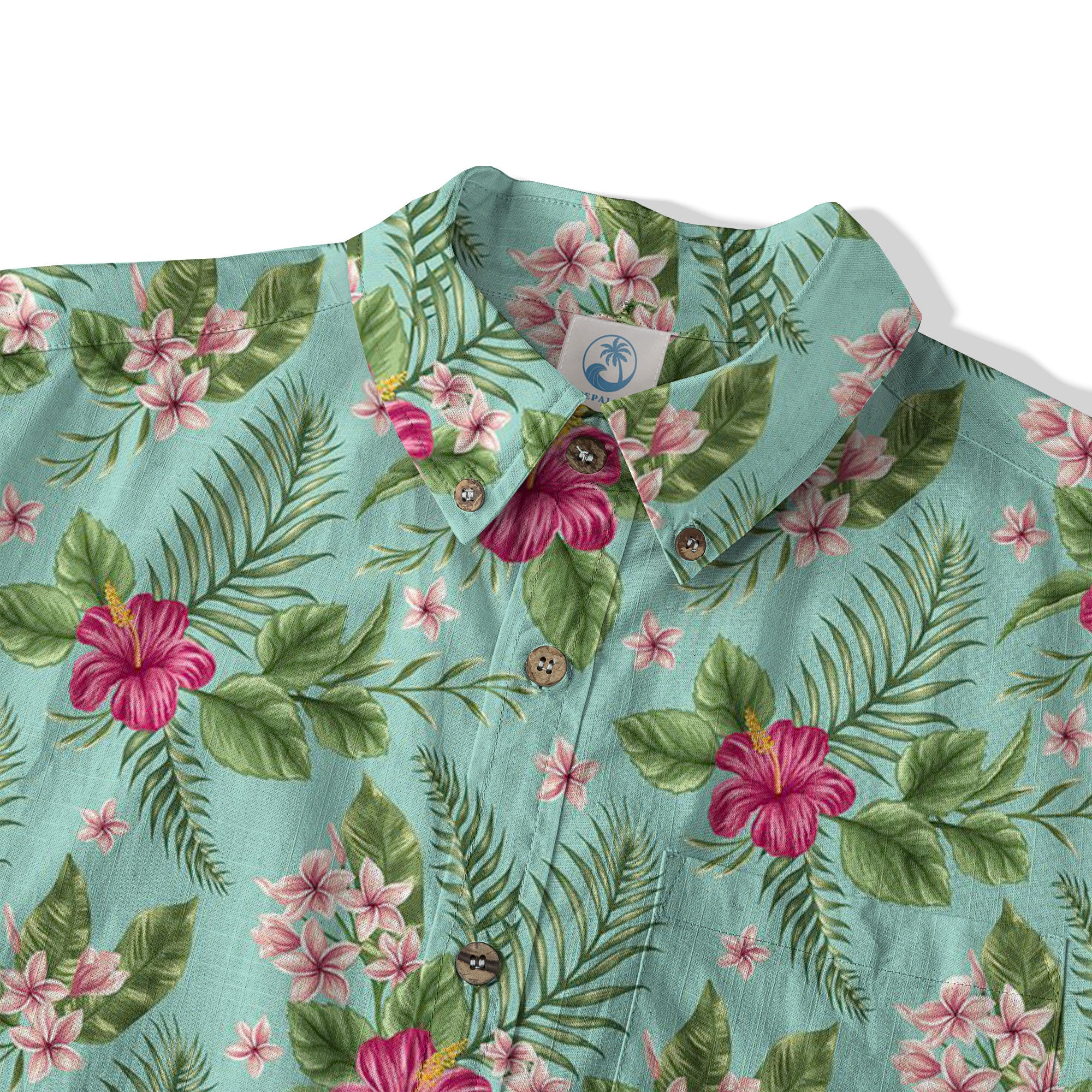 Summer Vibes Aloha Hawaii Shirt, Hibiscus Flowers Hawaiian Shirt