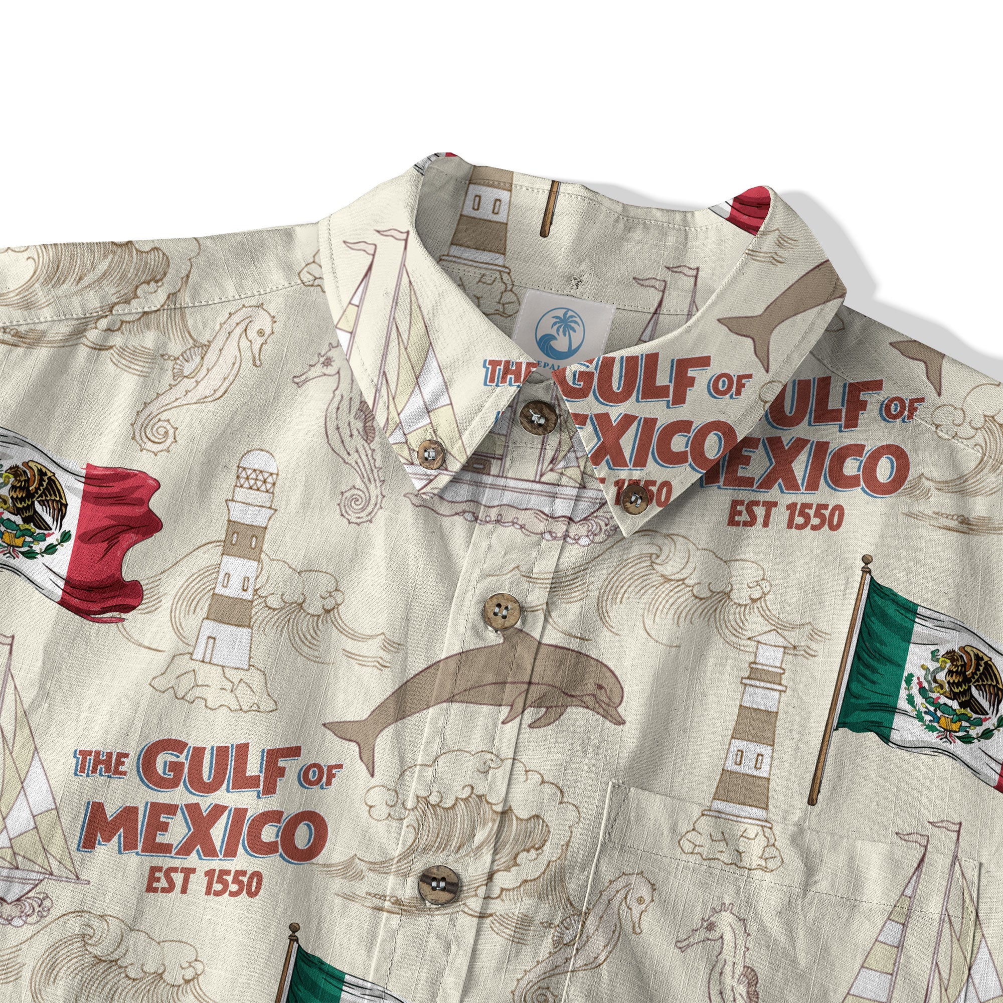 Gulf of Mexico Hawaiian Shirt For Men Women, Gulf Coast Shirt