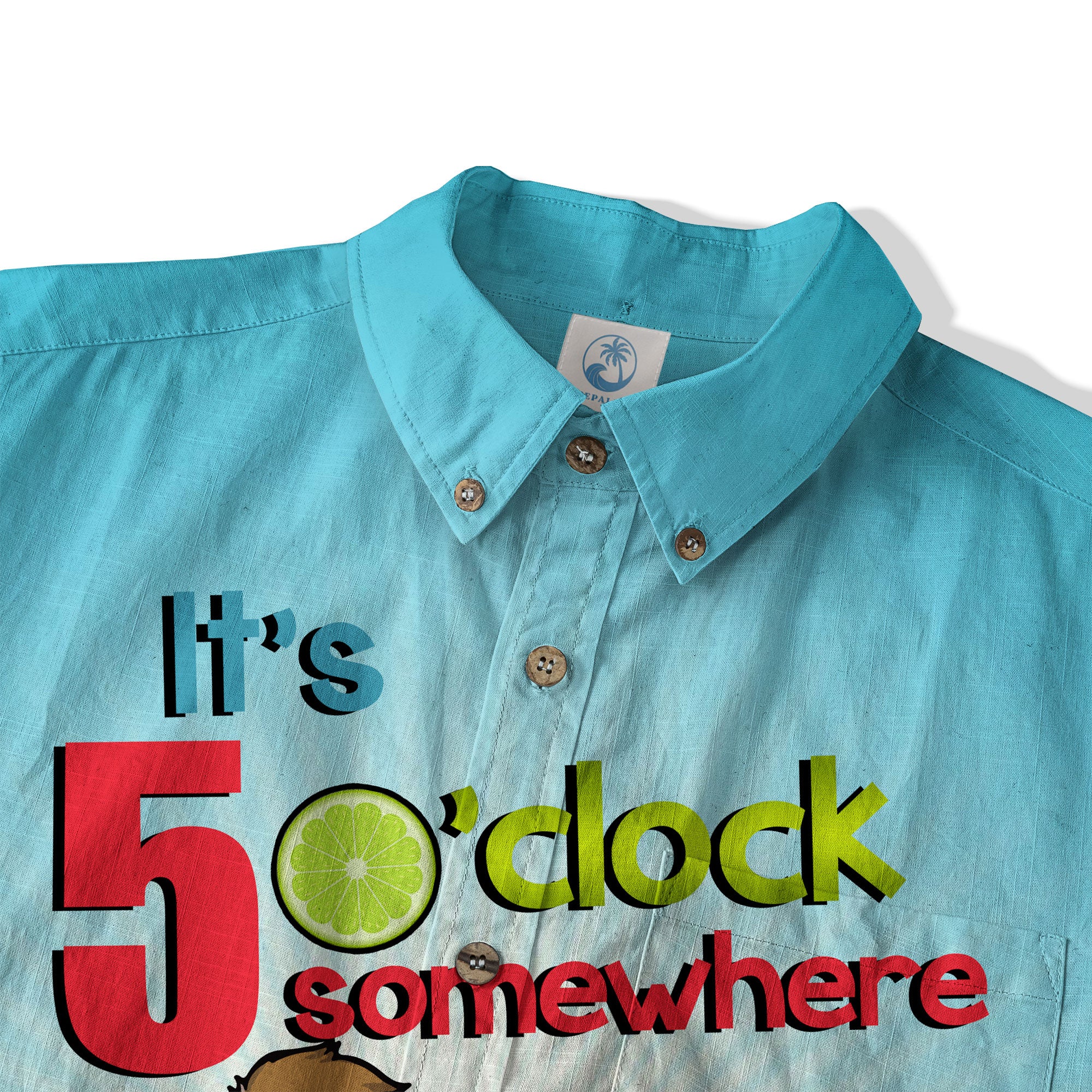 It's 5 O'clock Somewhere Bigfoot Hawaiian Shirt, Summer Vibes Bigfoot Beer Hawaii Shirt