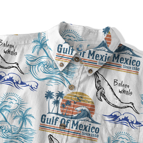 The Gulf Of Merico Est 2050 Hawaiian Shirt, Ocean Animals Hawaii Shirt