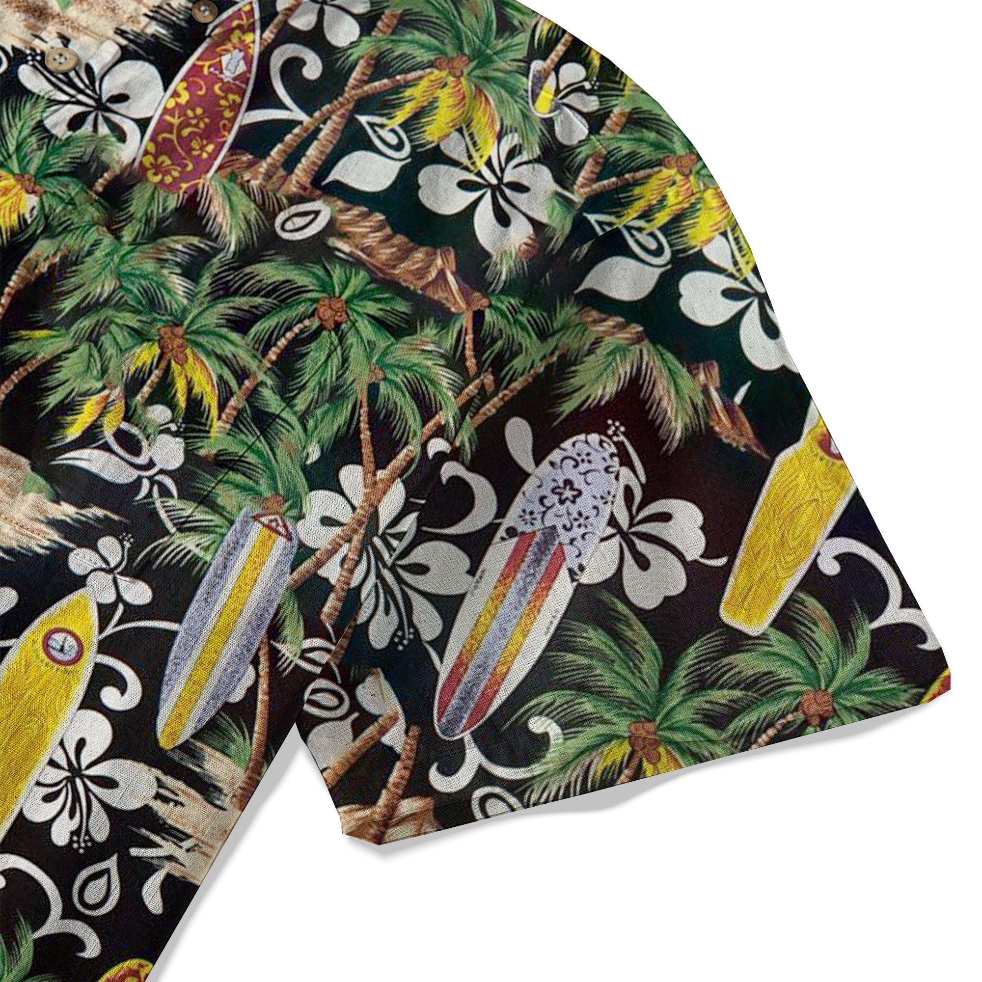 Aloha Hibiscus Flowers Hawaii Shirt, Surfing Hawaiian Shirt - The Palmix