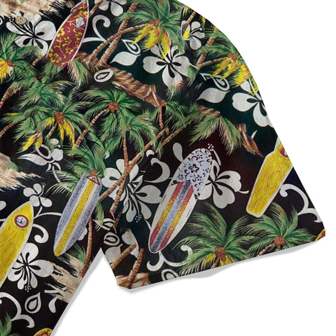 Aloha Hibiscus Flowers Hawaii Shirt, Surfing Hawaiian Shirt - The Palmix