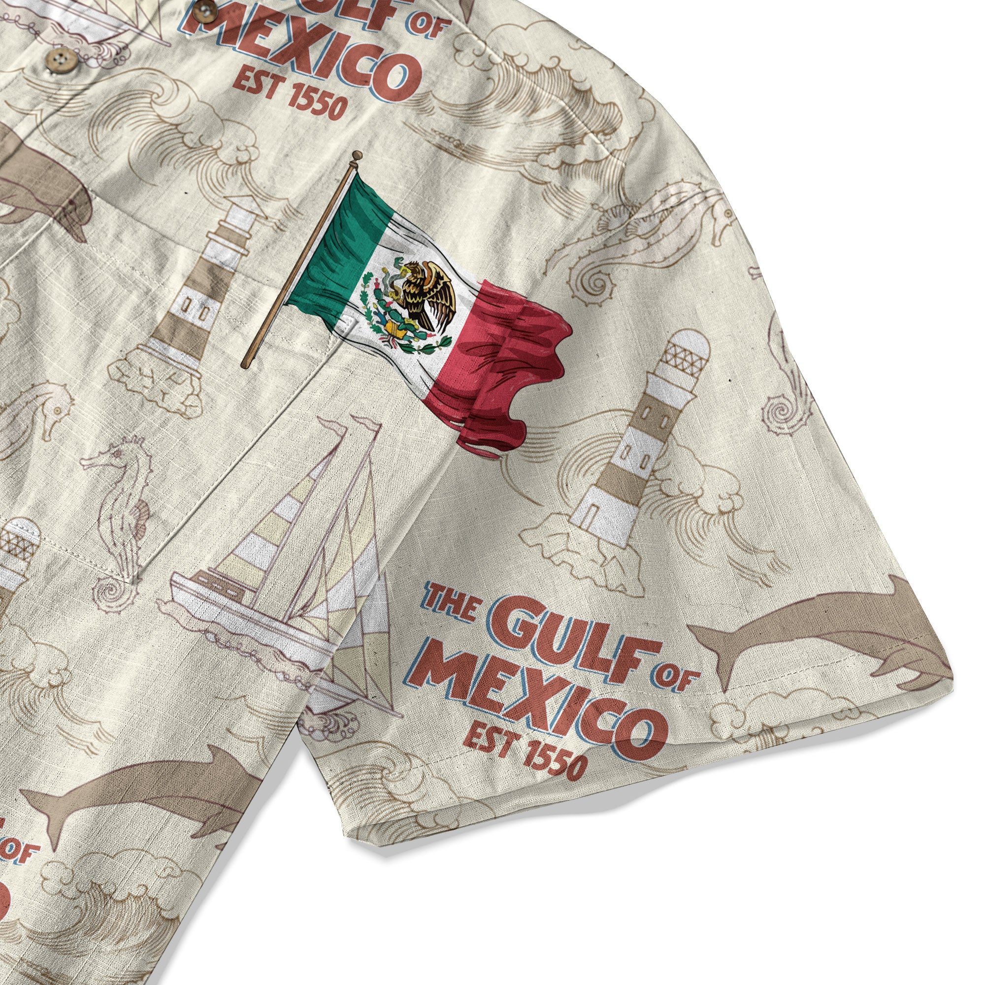 Gulf of Mexico Hawaiian Shirt For Men Women, Gulf Coast Shirt