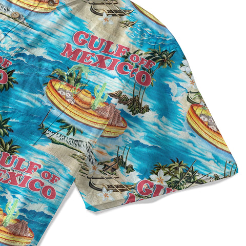 Gulf Of Mexico Hawaiian Shirt For Men Women, Mexico Gulf Coast Button Down Shirt