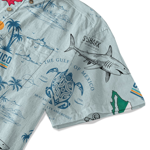 The Gulf Of Merico Est 2050 Hawaiian Shirt, Ocean Animals Hawaii Shirt