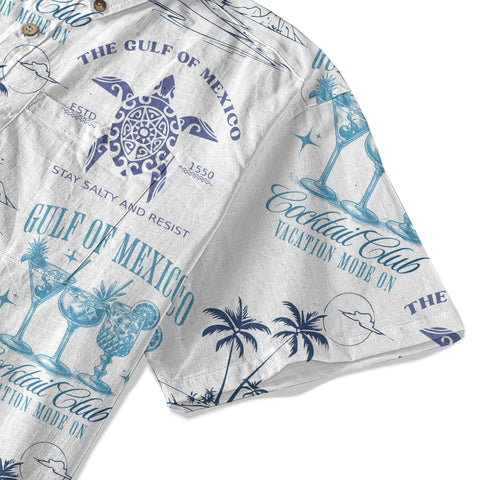 Gulf of Mexico Social Club Hawaii Shirt, Turtle Gulf of Mexico Stay Salty Resistance Hawaii Shirt