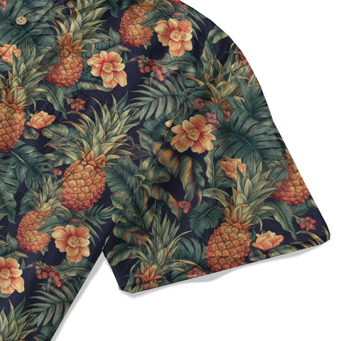 Hawaii Flowers Seamless Patterns Hawaiian Shirt For Men, Aloha Floral Pattern Hawaii Shirt