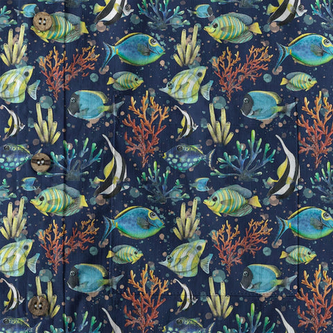 Ocean Animals Aloha Hawaiian Shirt, Sea Life Hawaii Shirt - The Palmix