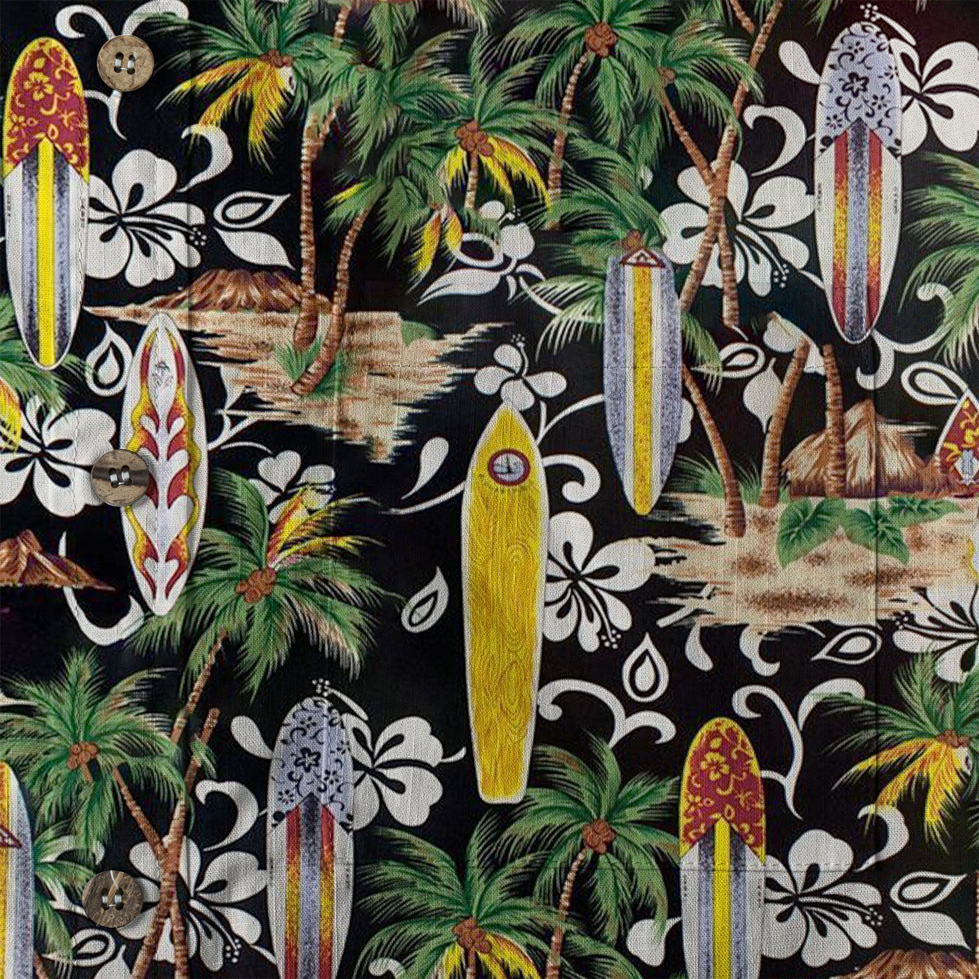 Aloha Hibiscus Flowers Hawaii Shirt, Surfing Hawaiian Shirt - The Palmix