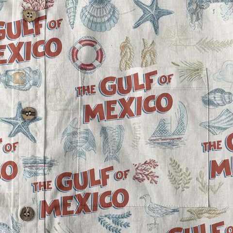 Gulf Of Mexico Hawaiian Shirt For Men Women, Mexico Gulf Coast Button Up Shirt