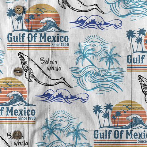 The Gulf Of Merico Est 2050 Hawaiian Shirt, Ocean Animals Hawaii Shirt