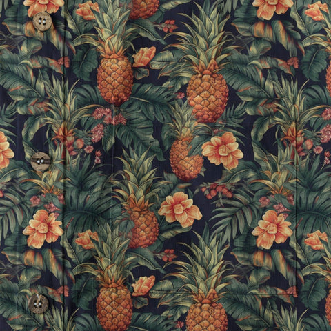 Hawaii Flowers Seamless Patterns Hawaiian Shirt For Men, Aloha Floral Pattern Hawaii Shirt