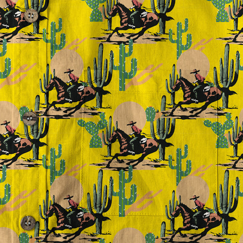 Cowboy Cactus Hawaiian Shirt Wild West Tree Shirt