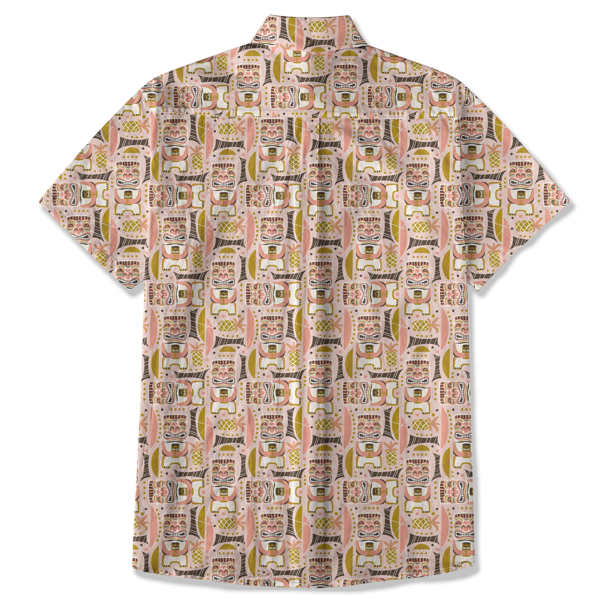 Retro Mid Century Modern Tiki Hawaii Shirt, Tropical Tiki Hawaii Shirt