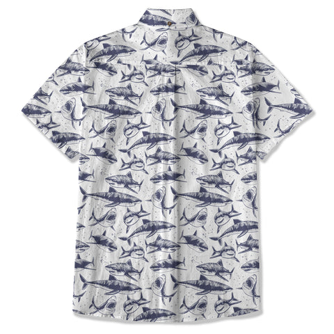 Beach Party Shark Hawaiian Shirt, Shark Hawaii Shirt