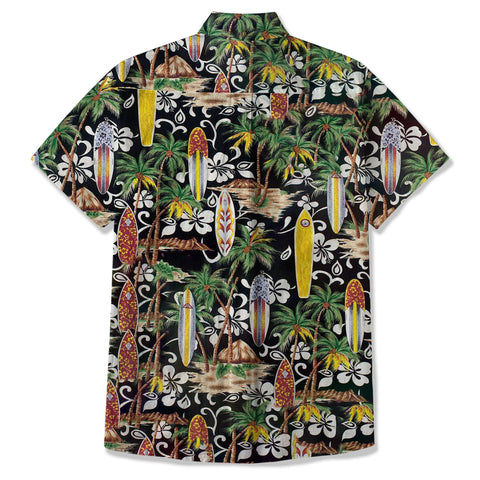 Aloha Hibiscus Flowers Hawaii Shirt, Surfing Hawaiian Shirt - The Palmix