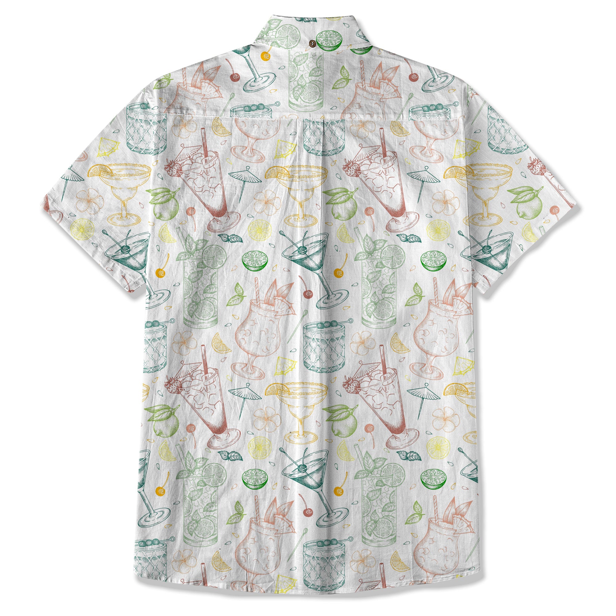 Cocktail Aloha Hawaii Shirt, Tropical Drinks Summer Vibes Hawaii Shirt