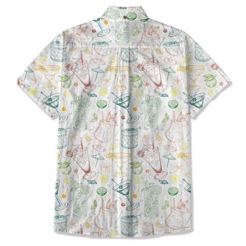 Cocktail Aloha Hawaii Shirt, Tropical Drinks Summer Vibes Hawaii Shirt