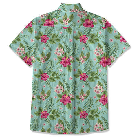 Summer Vibes Aloha Hawaii Shirt, Hibiscus Flowers Hawaiian Shirt
