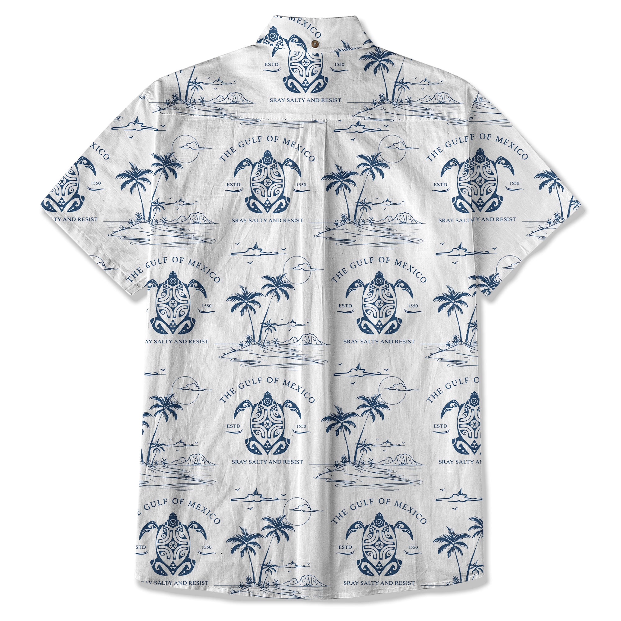 Gulf Of Mexico Hawaiian Shirt, Turtle Ocean Hawaii Shirt