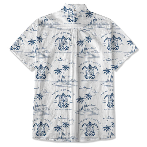 Gulf Of Mexico Hawaiian Shirt, Turtle Ocean Hawaii Shirt