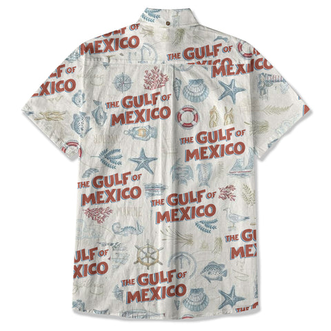 Gulf Of Mexico Hawaiian Shirt For Men Women, Mexico Gulf Coast Button Up Shirt
