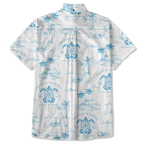 Gulf Of Mexico Est 1550 Hawaiian Shirt, Turtle Gulf Of Mexico Hawaiian Shirt