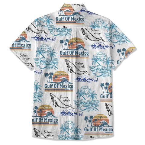 The Gulf Of Merico Est 2050 Hawaiian Shirt, Ocean Animals Hawaii Shirt