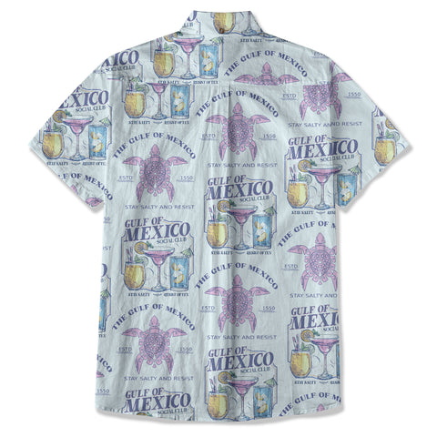 Gulf of Mexico Social Club Hawaii Shirt, Turtle Gulf of Mexico Stay Salty Resistance Hawaii Shirt