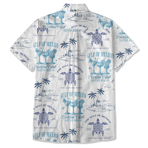 Gulf of Mexico Social Club Hawaii Shirt, Turtle Gulf of Mexico Stay Salty Resistance Hawaii Shirt