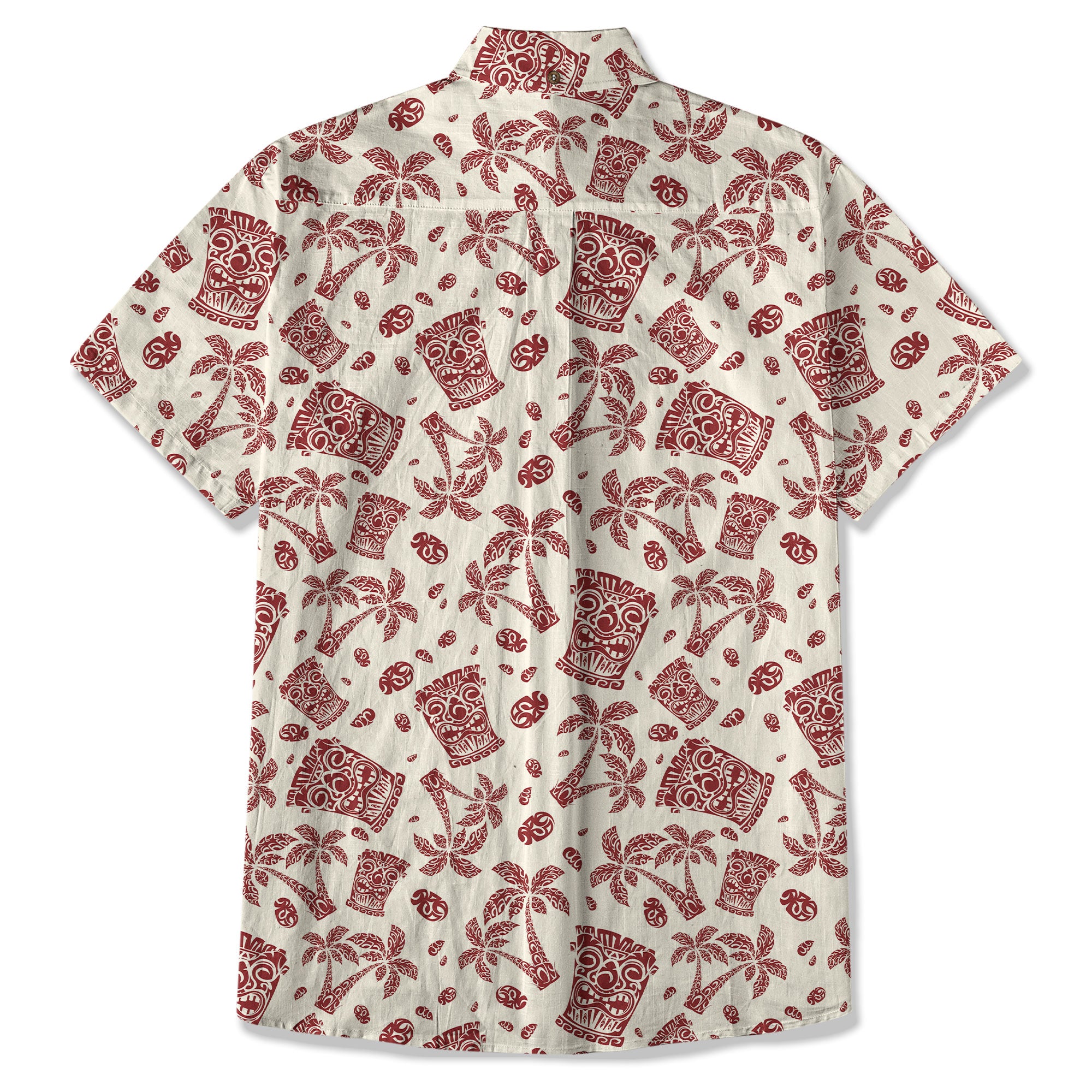 Tiki Mask Cannabis Smoking Hawaii Shirt, Hibiscus Flowers Smoking Tiki Hawaii Shirt