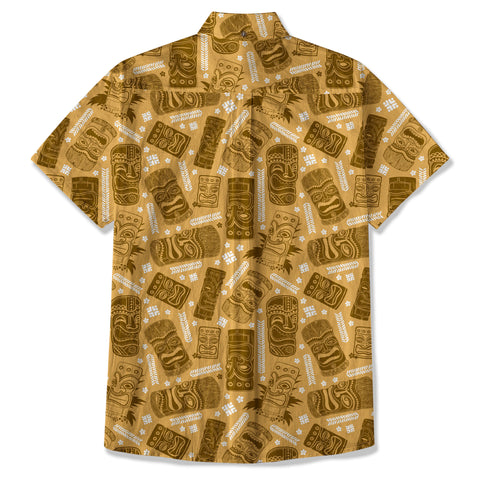 Tiki Hawaii Tropic Hawaiian Shirt