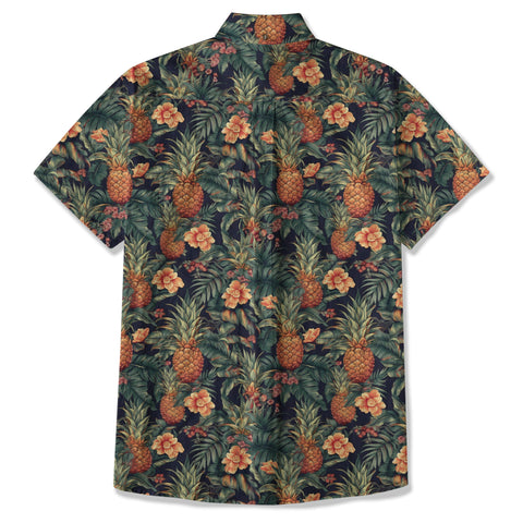 Hawaii Flowers Seamless Patterns Hawaiian Shirt For Men, Aloha Floral Pattern Hawaii Shirt