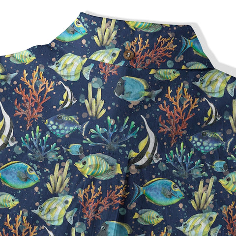 Ocean Animals Aloha Hawaiian Shirt, Sea Life Hawaii Shirt - The Palmix