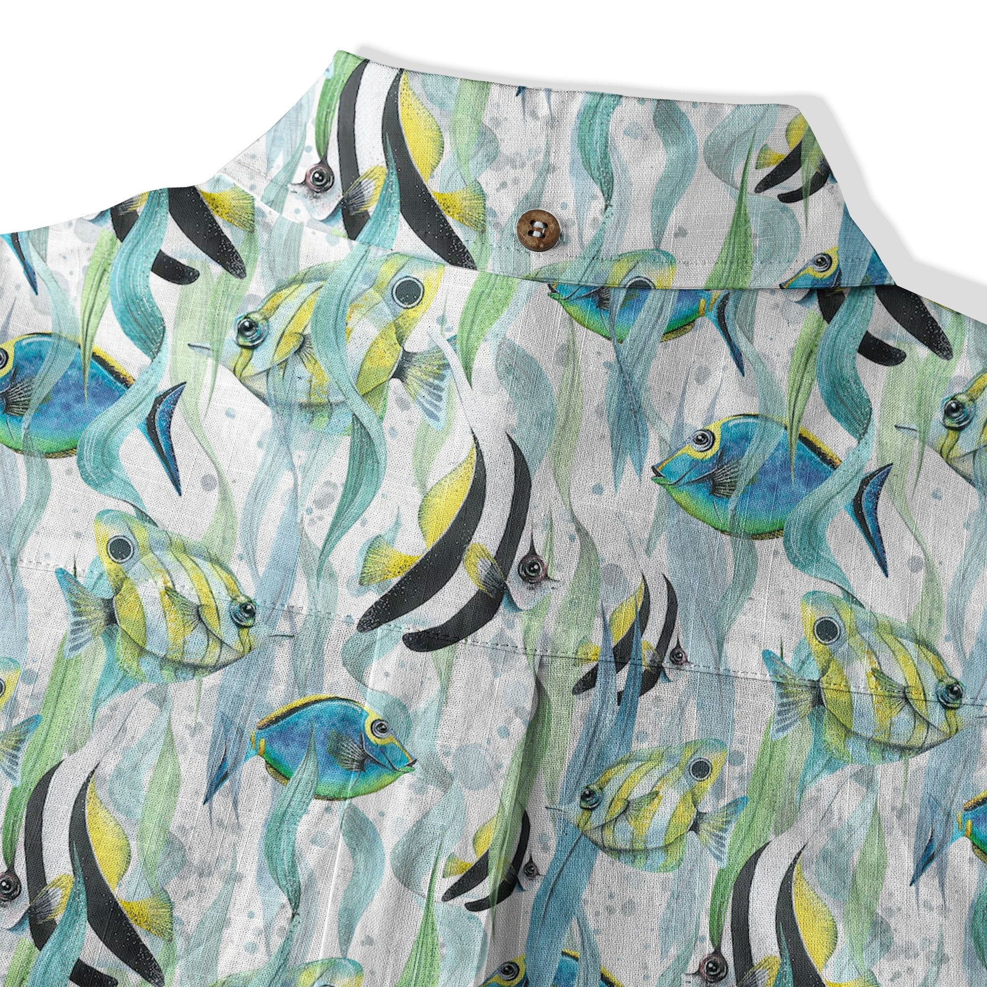 Ocean Animal Aloha Hawaiian Shirt, Sea Life Beach Button Up Hawaii Shirt - The Palmix