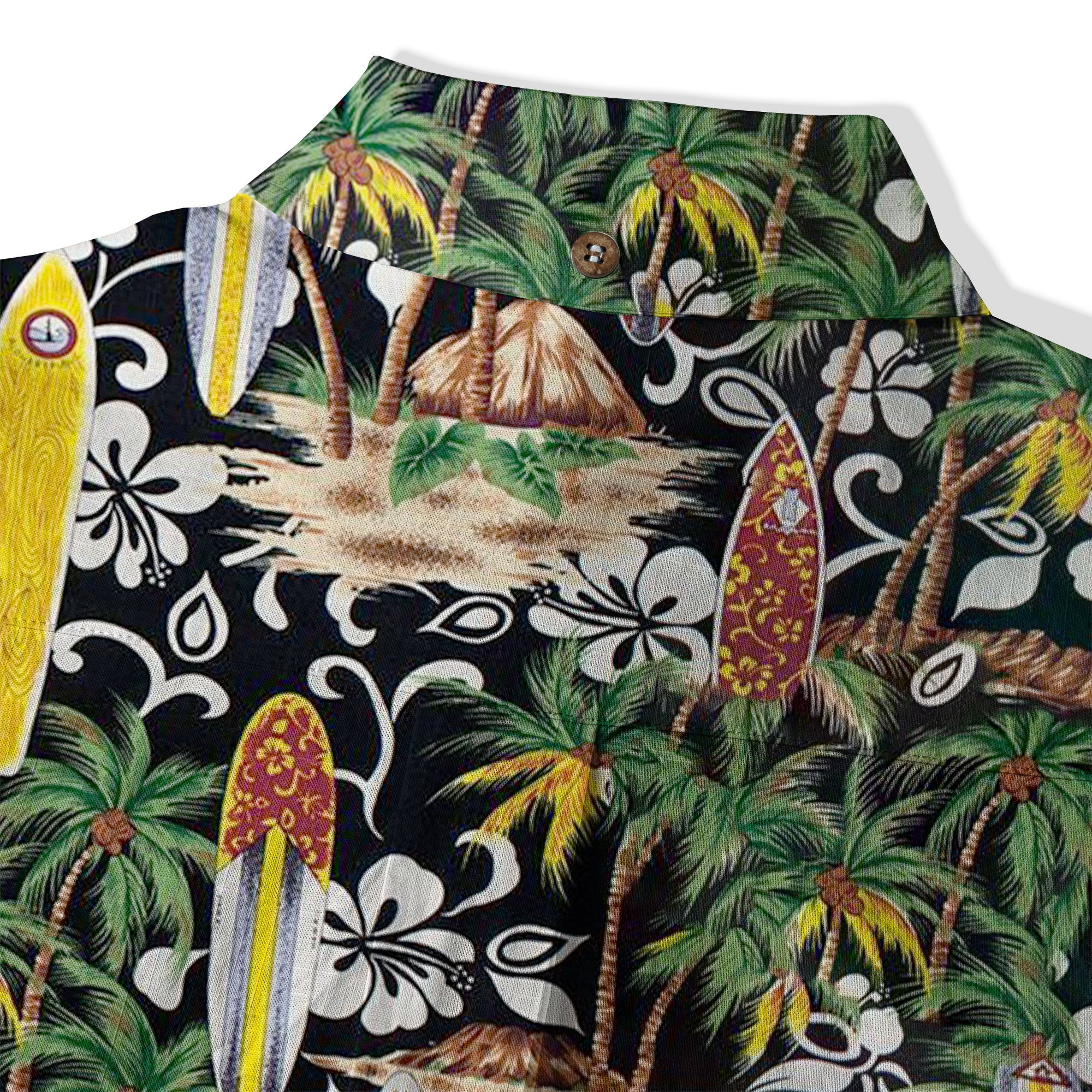 Aloha Hibiscus Flowers Hawaii Shirt, Surfing Hawaiian Shirt - The Palmix