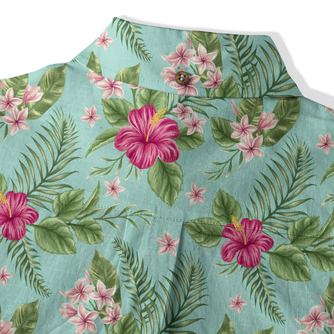 Summer Vibes Aloha Hawaii Shirt, Hibiscus Flowers Hawaiian Shirt