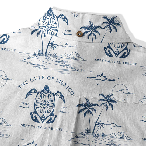 Gulf Of Mexico Hawaiian Shirt, Turtle Ocean Hawaii Shirt