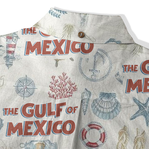 Gulf Of Mexico Hawaiian Shirt For Men Women, Mexico Gulf Coast Button Up Shirt