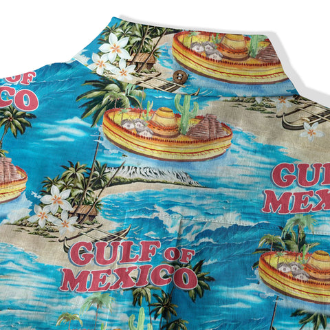 Gulf Of Mexico Hawaiian Shirt For Men Women, Mexico Gulf Coast Button Down Shirt