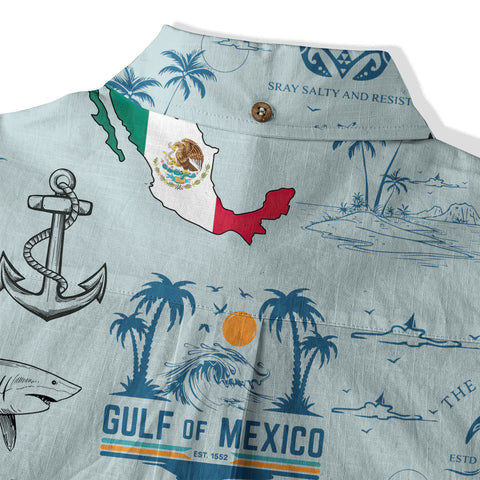 The Gulf Of Merico Est 2050 Hawaiian Shirt, Ocean Animals Hawaii Shirt
