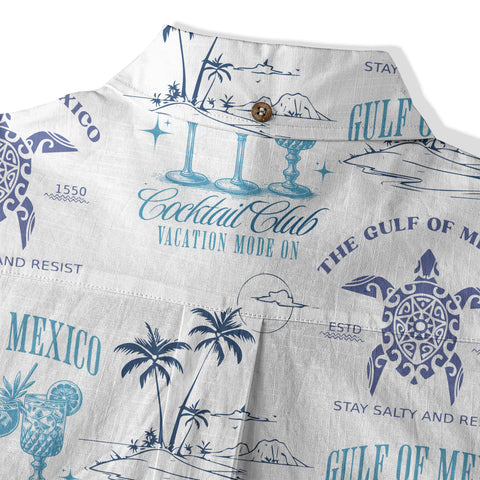 Gulf of Mexico Social Club Hawaii Shirt, Turtle Gulf of Mexico Stay Salty Resistance Hawaii Shirt