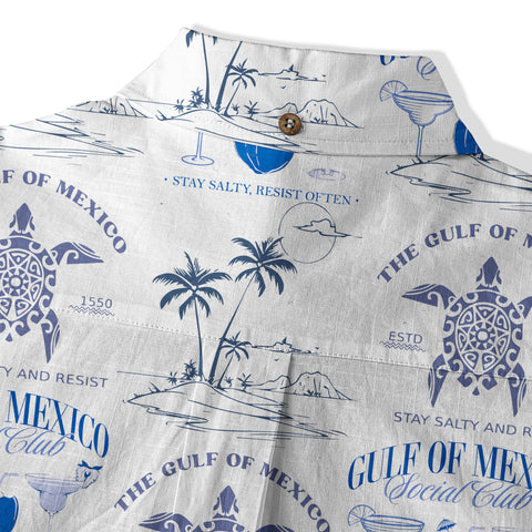 Gulf of Mexico Social Club Hawaii Shirt, Turtle Gulf of Mexico Stay Salty Resistance Hawaii Shirt