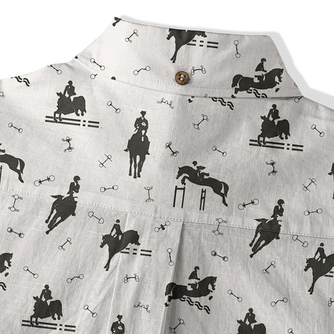 Horseshoes Rose Kentucky Hawaiian Shirt Derby Day