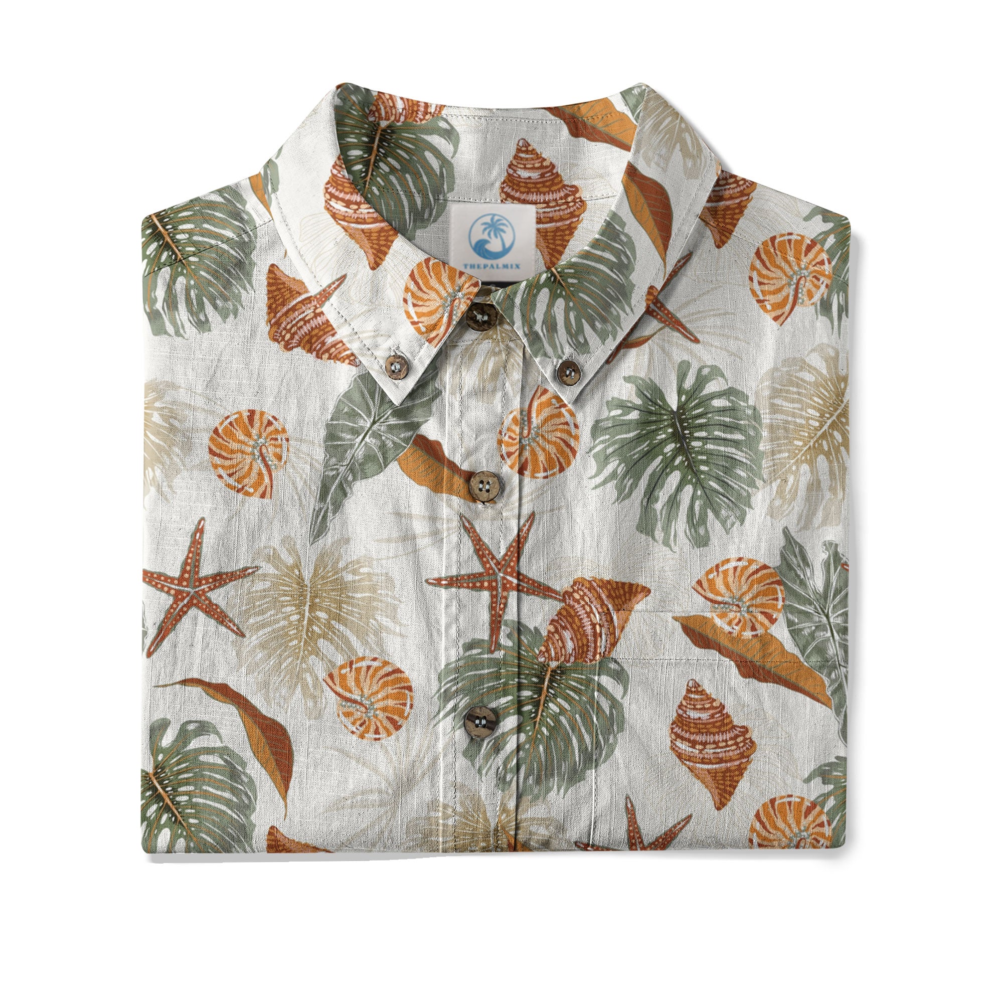 Ocean Animal Aloha Hawaiian Shirt, Summer Vibes Button Up Hawaii Shirt - The Palmix